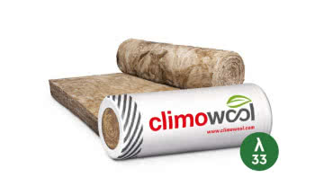 Wełna szklana CLIMOWOOL DF33 – jeden z najwyższych oporów cieplnych na rynku